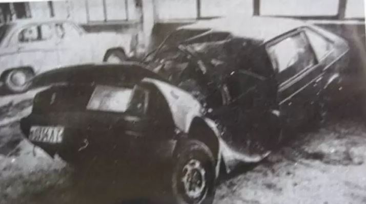 Рис.3 «Москвич 2141» после аварии