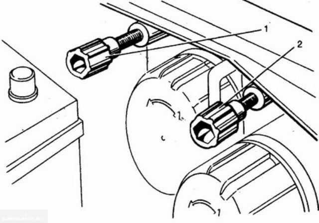 Винты регулировки фары на ВАЗ-2114