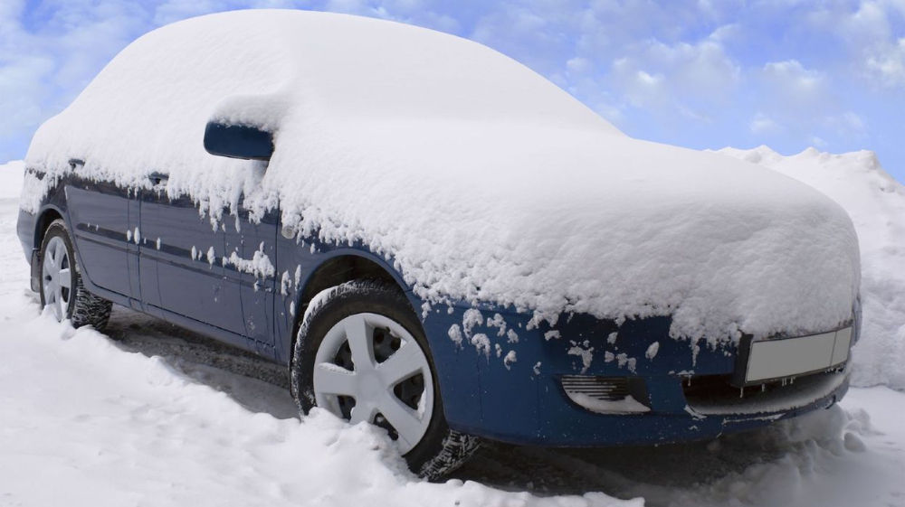 Авто в снегу