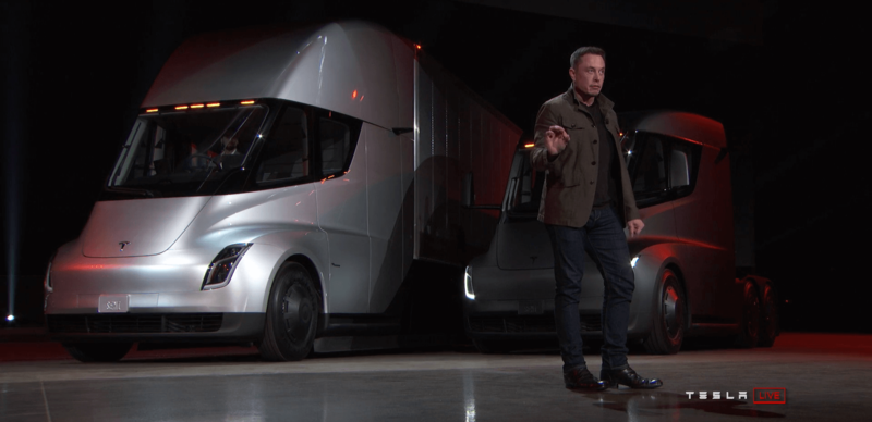 Новая электрофура Tesla Semi