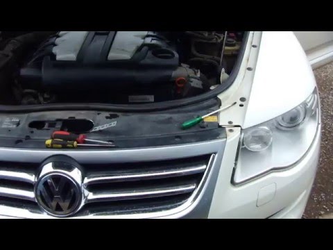 Volkswagen Touareg 1 как снять фары