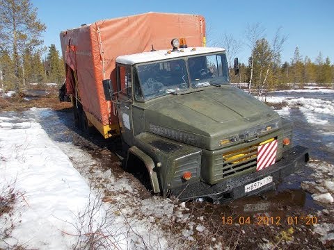 ПО БЕЗДОРОЖЬЮ СЕВЕРА РОCСИИ НА РУССКИХ ГРУЗОВИКАХ УРАЛ КАМАЗ ПОДБОРКА Russian trucks off road