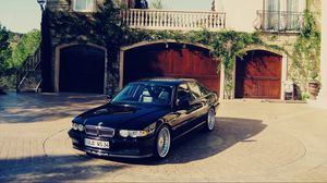 Превью обои bmw, e38, 740, бмв, классика, тюнинг, alpine