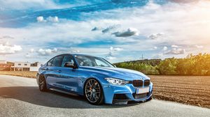 Превью обои bmw, f30, 335i, tuning, stance