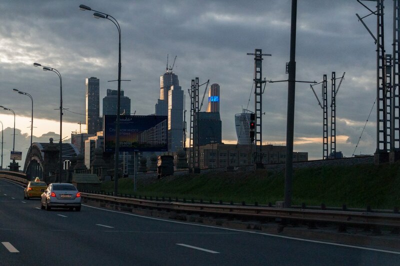 Железная дорога и Москва-сити, Москва