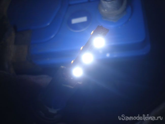 Самодельные светодиодные лампочки для авто, мото техники