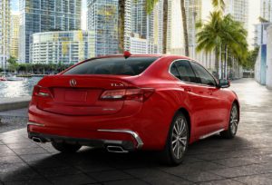 фото Acura TLX 2018-2019 вид сзади