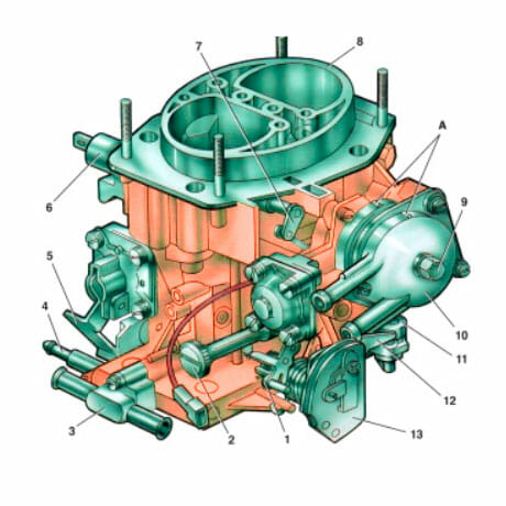 Карбюратор на ваз 2107 схема