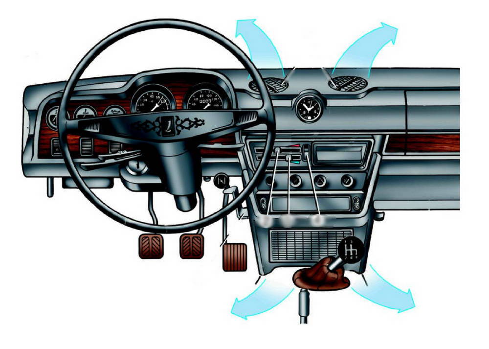 вентиляция салона ваз