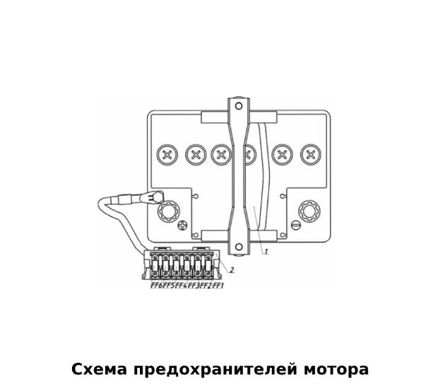 Схема блока мотора