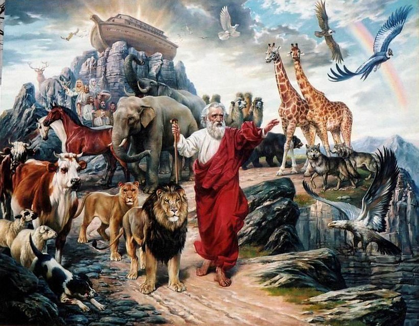 Сам Ной, сойдя с семьей и скотами из ковчега, радость отцовства уже не испытал. Хотя прожил еще 350 лет после вселенского катаклизма 