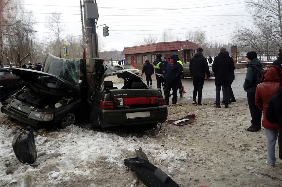 Смертельная авария произошла в Сормовском районе 11 января. Фото: СОЦСЕТИ