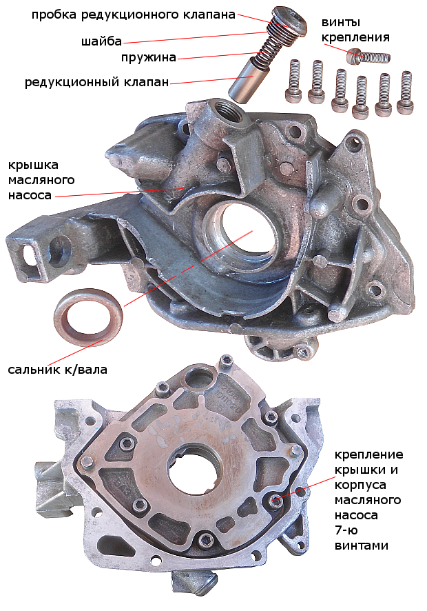 крышка масляного насоса