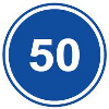 Знак 4.6 «Ограничение минимальной скорости»