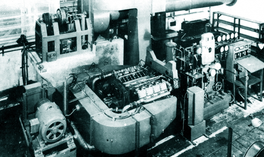 ​Двигатель Sla 16 на испытательном стенде фирмы «Зиммеринг» - Как забуксовал дизельный вермахт 
