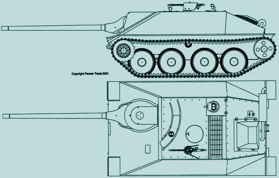 ​Jagdpanzer 38D c 75-мм пушкой L/70 и дизелем «Татра» - Как забуксовал дизельный вермахт 