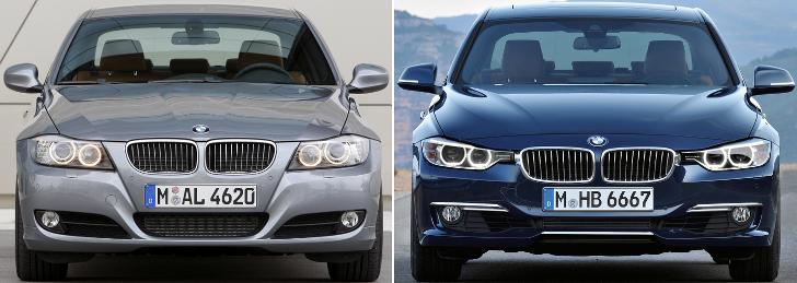 BMW E90 vs BMW F30 - overview