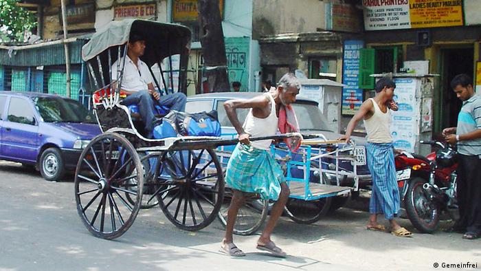 Рикша в Калькутте