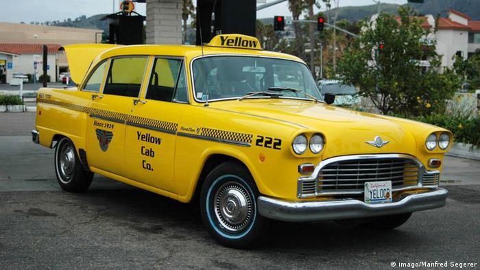 Yellow cab в Нью-Йорке